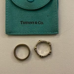 TIFFANY & CO Sterling Silver (2) Rings
